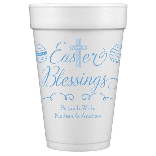Easter Blessings Styrofoam Cups